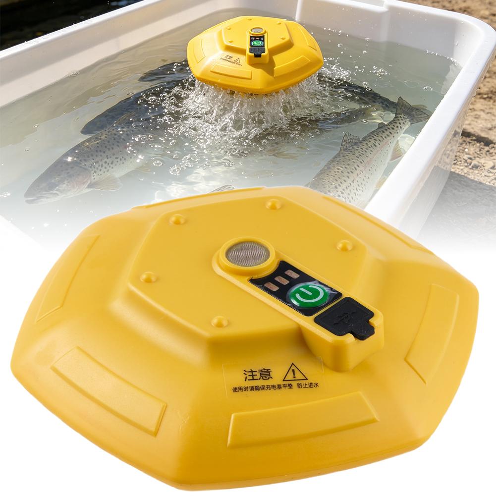 Fish Pond Aerator - Беспроводной перезаряжаемый кислородный насос для аквариума,