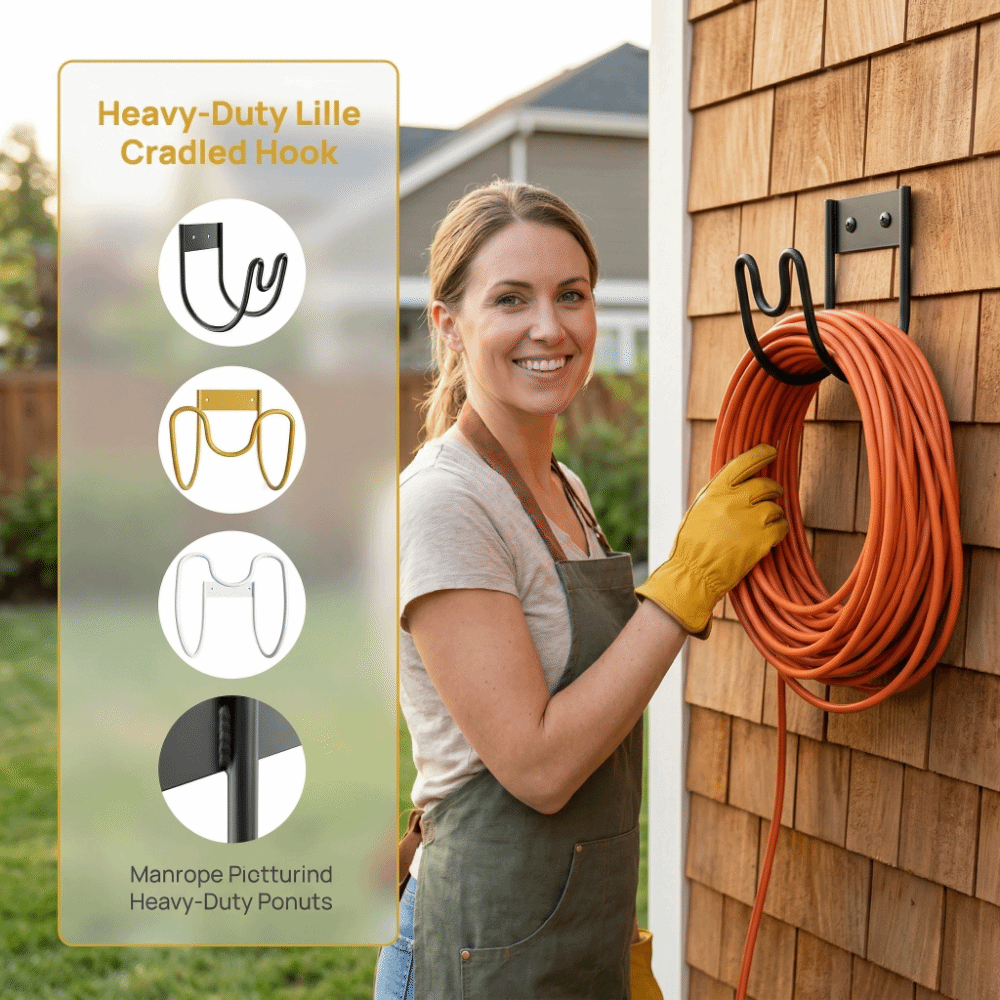 Gardena Hose Flex - Надежный держатель для садового шланга, устойчивый