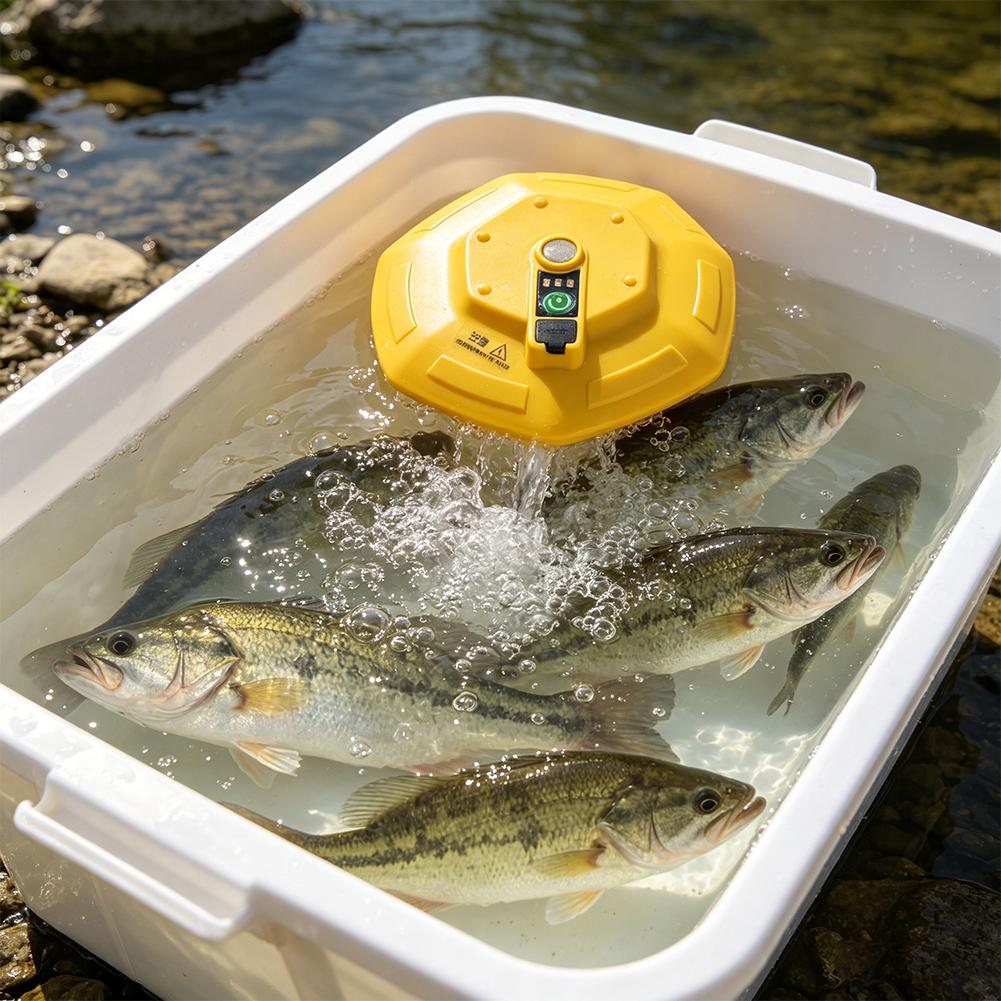 Беспроводной перезаряжаемый ки – обзор и цена Fish Pond Aerator